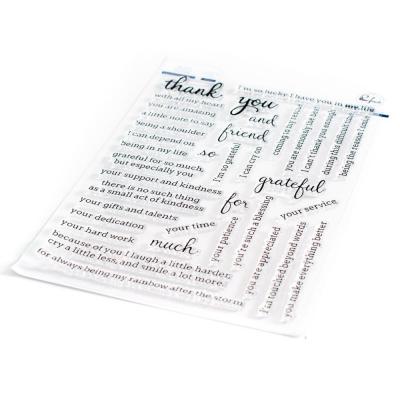 Pinkfresh Studio Clear Stamps - Thank You Simply Sentiments